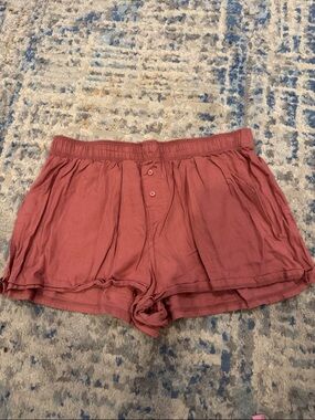 PINK Victoria's Secret Dusty Rose Lounge Shorts